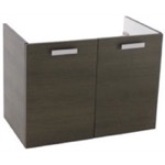 ACF L427GO 30 Inch Wall Mount Grey Oak Bathroom Vanity Cabinet